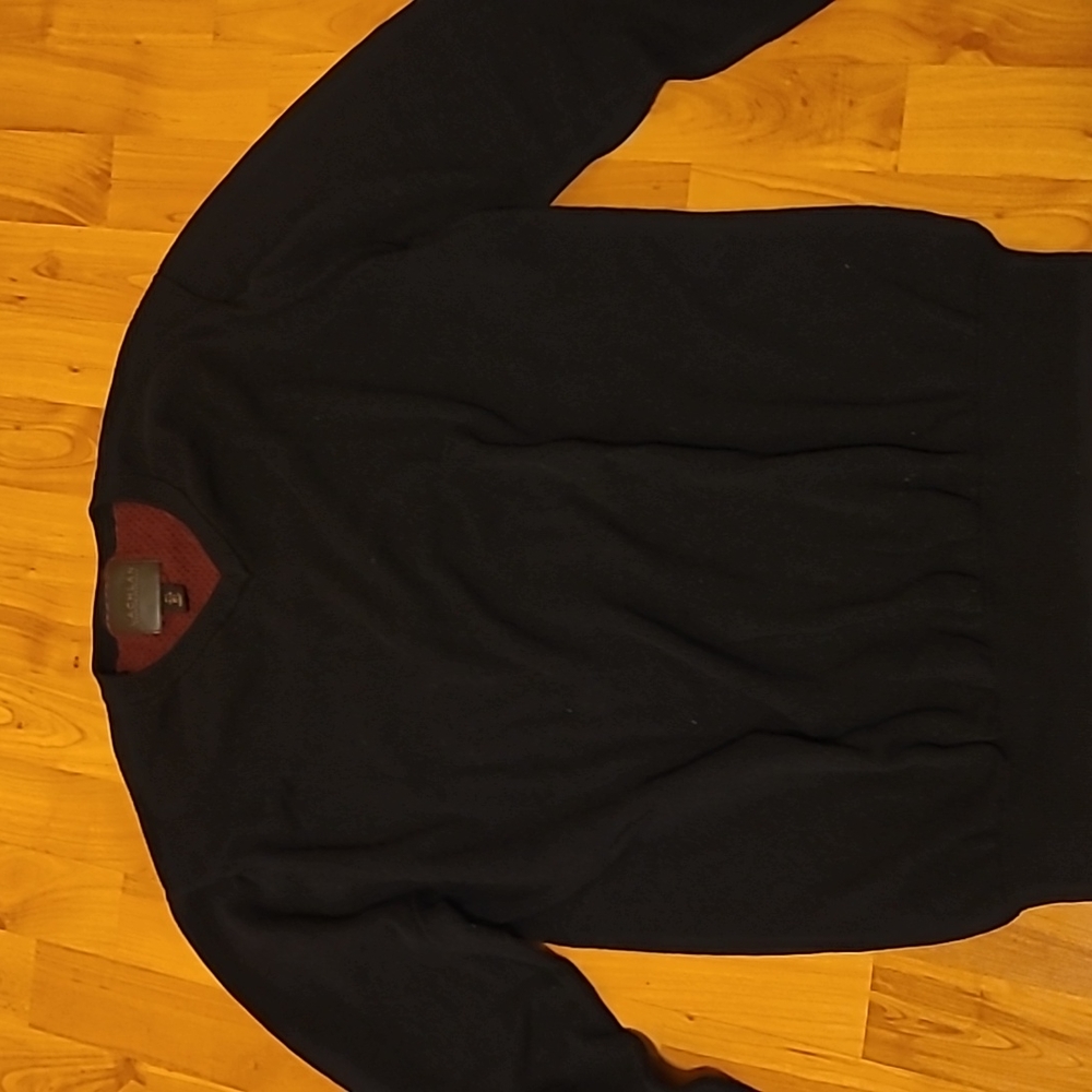 Navy v-neck sweater